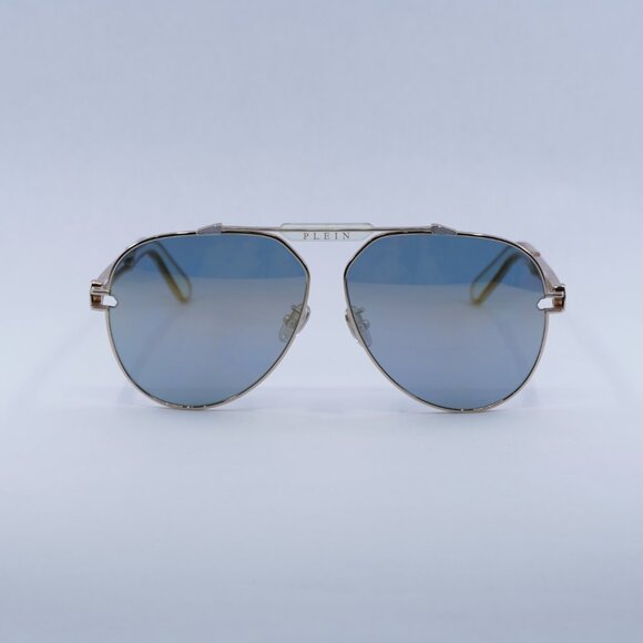 🕶️ New Philipp Plein SPP048M 033M Sunglasses - Shiny Rose Gold Frame - Picture 2 of 12